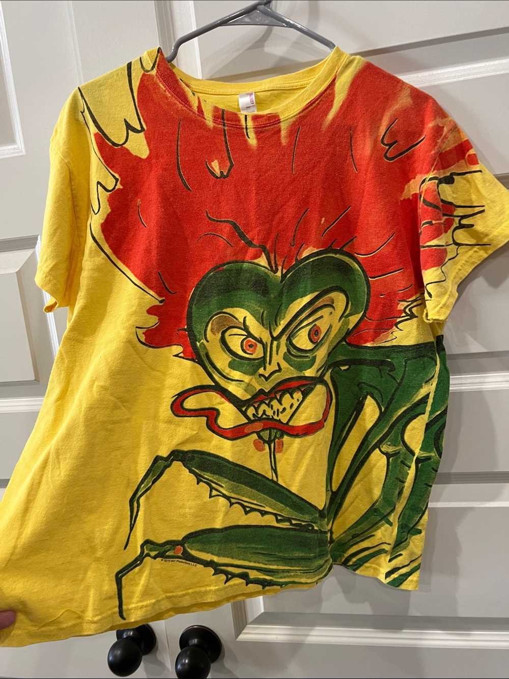 Rogers Waters The Wall Live Tee with Green Monster Print Sz L